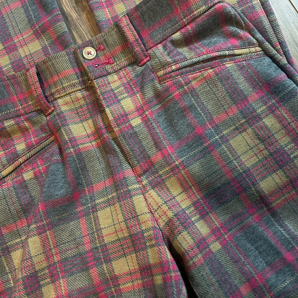 Anthropologie The Essential Trousers Plaid - Picture 3 of 4